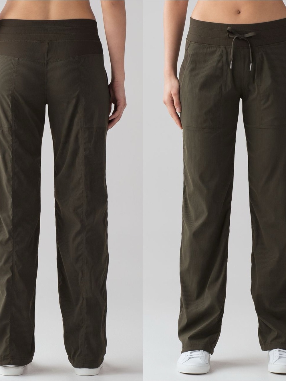 Lululemon Dance Studio Pant III Sz 4 (Regular) *Unlined 32" In Dark Olive
